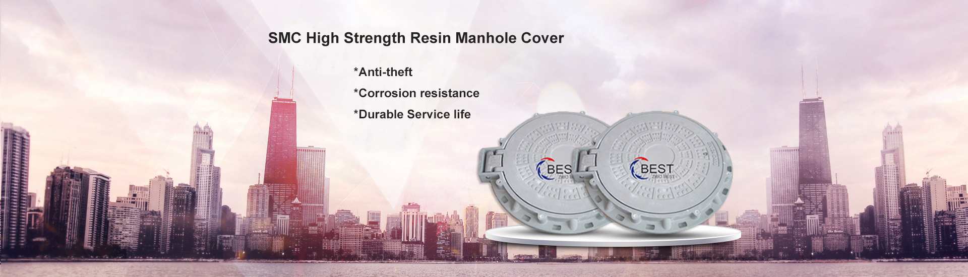 SMC High Strength Resin Manhole Cove