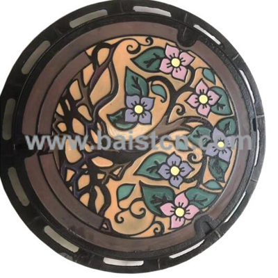 art manhole cover