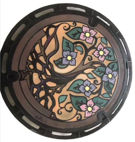 art manhole cover