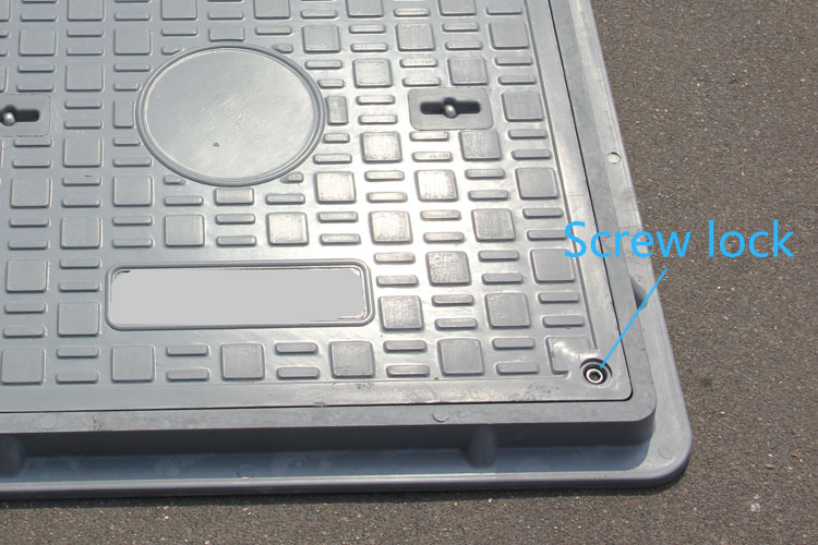 screw locks manhole cover