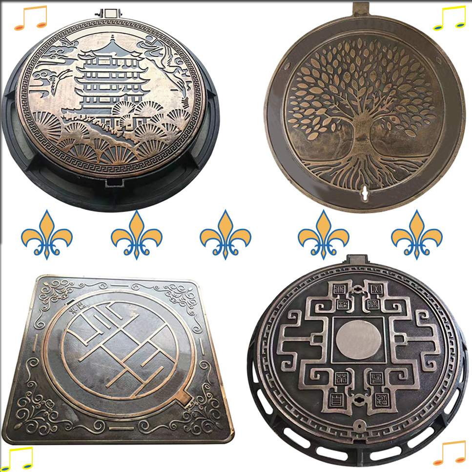 Art manhole cover