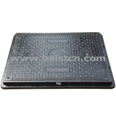 EN124 B125 Clear Opening 600x800mm SMC Manhole Cover