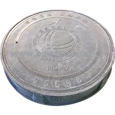 FRP Round Type Art Manhole Cover Dimension 1000mm