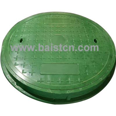 BMC Manhole Cover Light Duty Green Color 900x60mm