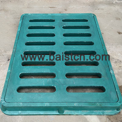 400x500x40x60mm Green Color BMC Trench Cover