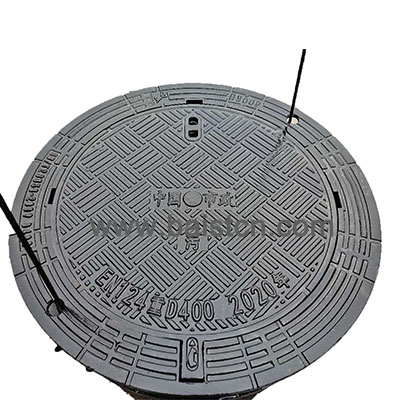Circle 700mm D400 Anti Settlement Iron Manhole Cover